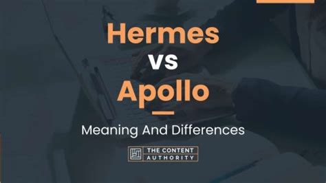 apollo and hermes|Apollo and Hermes difference.